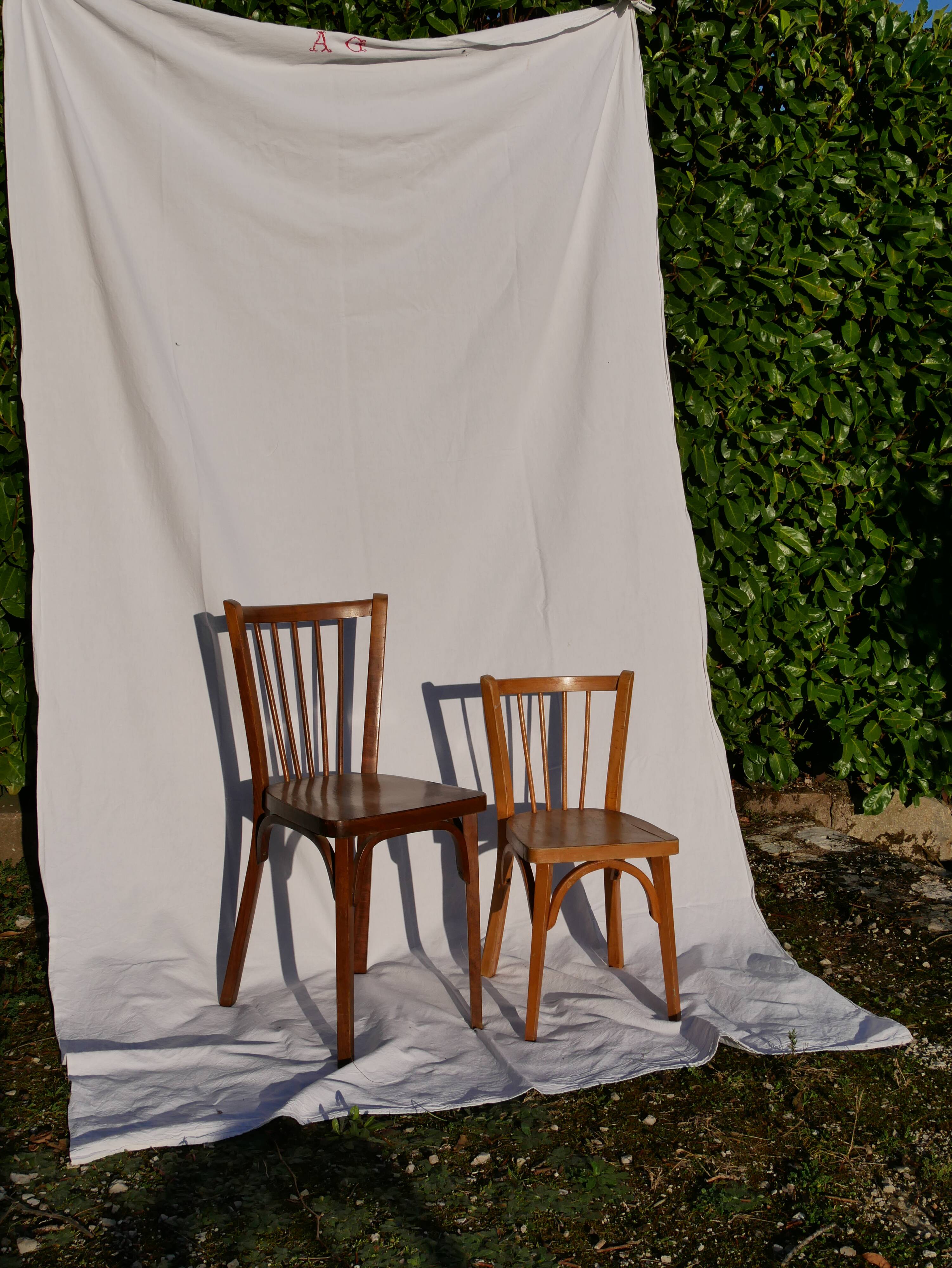 Set of a Baumann chair and its child's chair