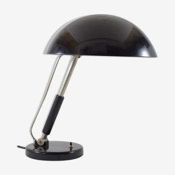 Lampe bauhaus de bureau de Karl Trabert, 1930, restaurée