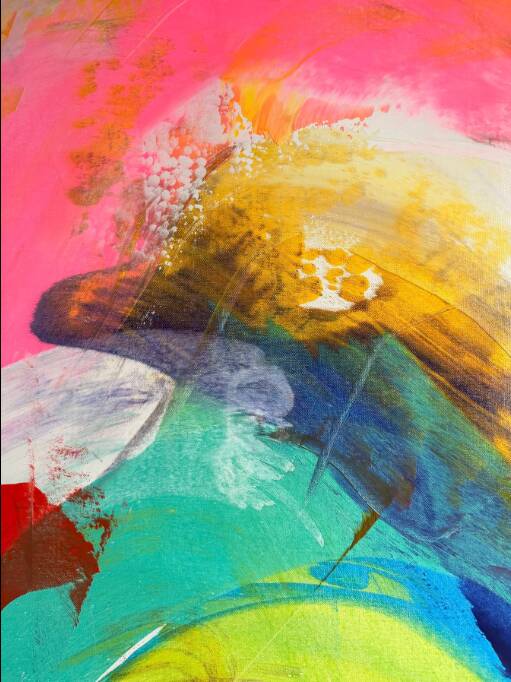 Gunnar Zyl XXL Original Painting – Abstract Street Art