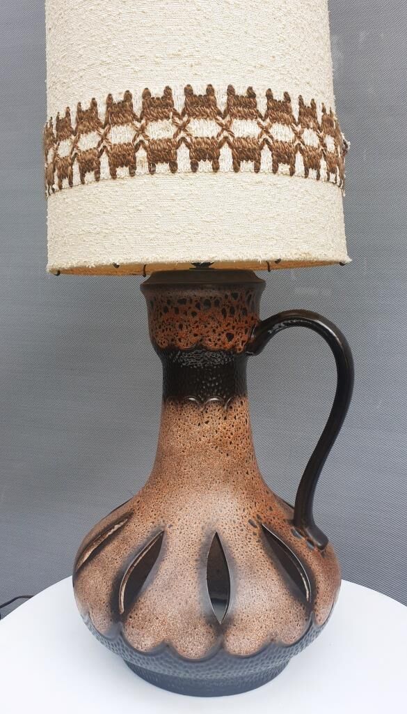 Ceramic floor floor lamp Danish Design 1970