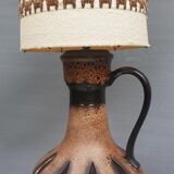 Ceramic floor floor lamp Danish Design 1970