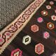 Old Black Anatolian Oushak Kilim Rug