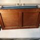 Art Deco wall rack - wood and chrome - vintage