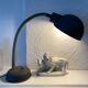 1950s Army Industrial Desk Lamp