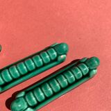 Green ceramic knife holder