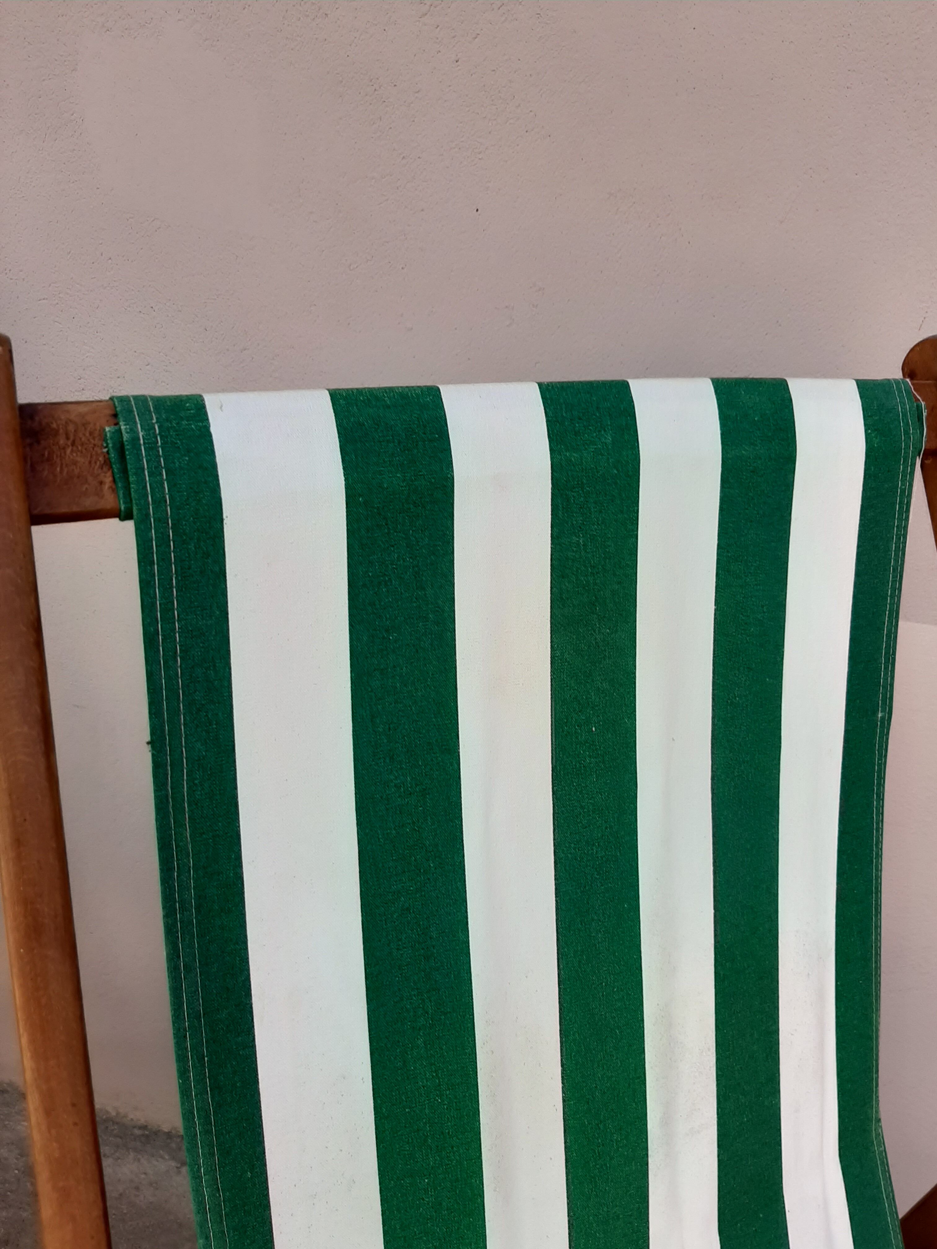 Pair of Chilean vintage sunbeds