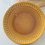 Vintage ceramic plate pair honey - Kera Vitral, Czechoslovakia