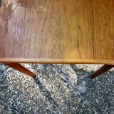 VINTAGE PARTOFTEN TEAK SIDE TABLE FOR MOBELFABRIKKEN DENMARK 1960s