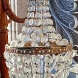 Antique hot air balloon chandelier with tassels