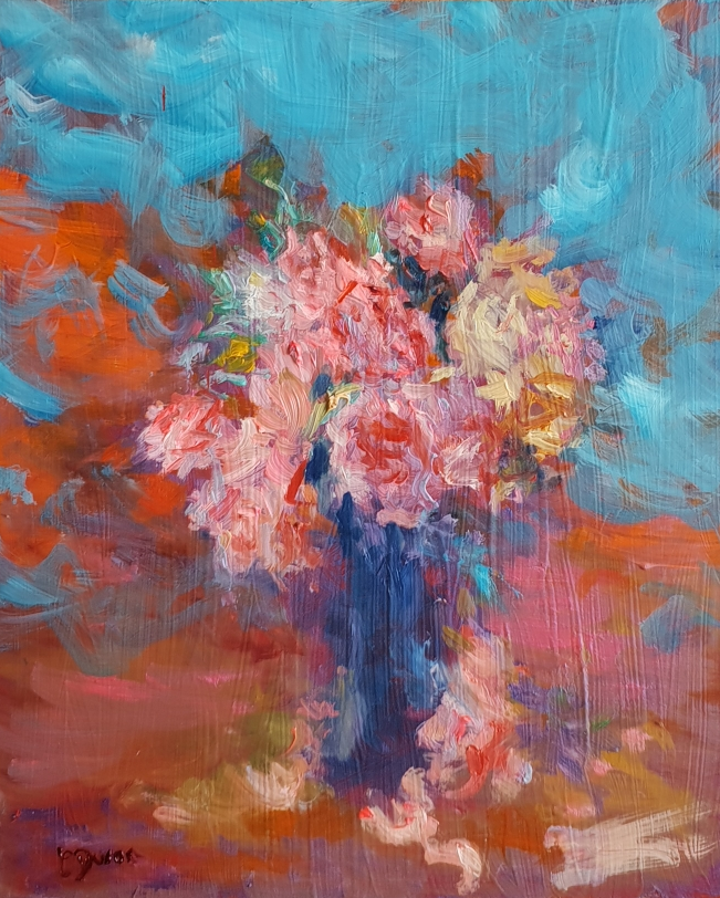 Oil on panel