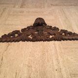 Former finely carved wooden pediment
