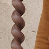 natural wood twisted column