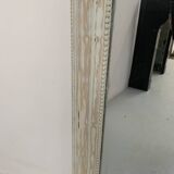 Miroir de style Louis XV en bois et stuc patiné XIX siècle