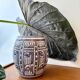 Italian ceramic vase – geometric decoration 1960s/70s