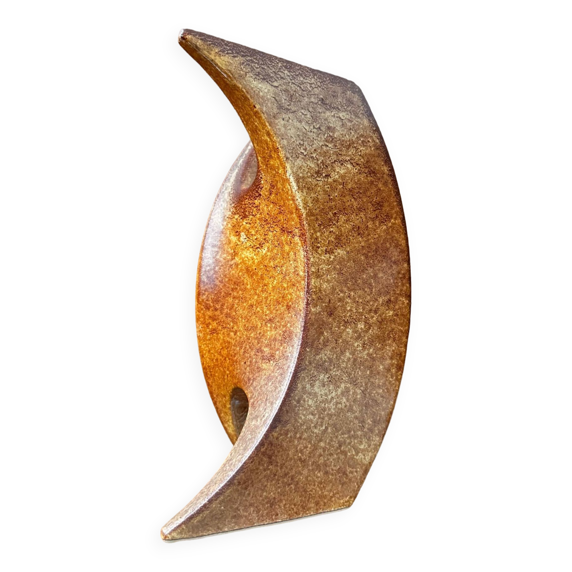 Sculptural vase by Roberto Rigon for Bertoncello cermamiche d'arte