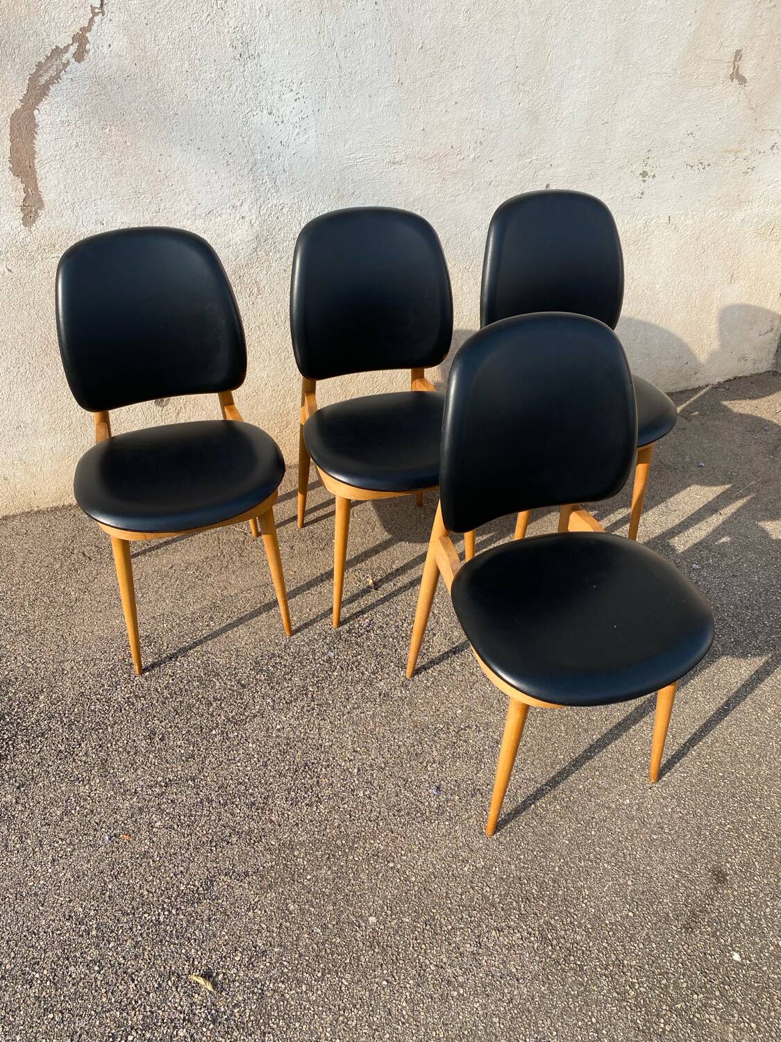 Set de 4 chaises pégase baumann