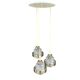 Mid-century modern cascade chandelier Pokrok Žilina, Czechoslovakia, 1970s.