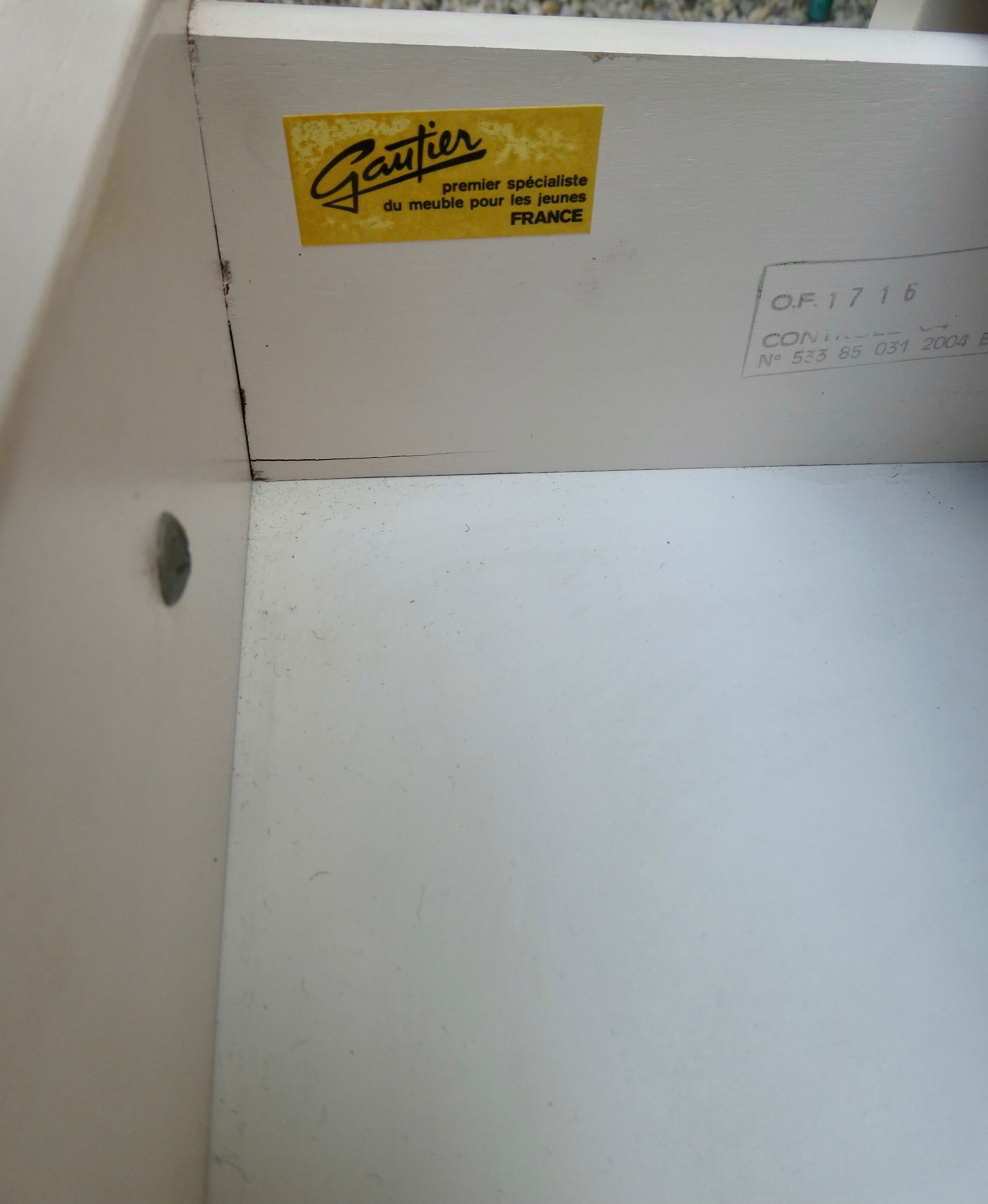 Pair of Gautier bedside tables 60s