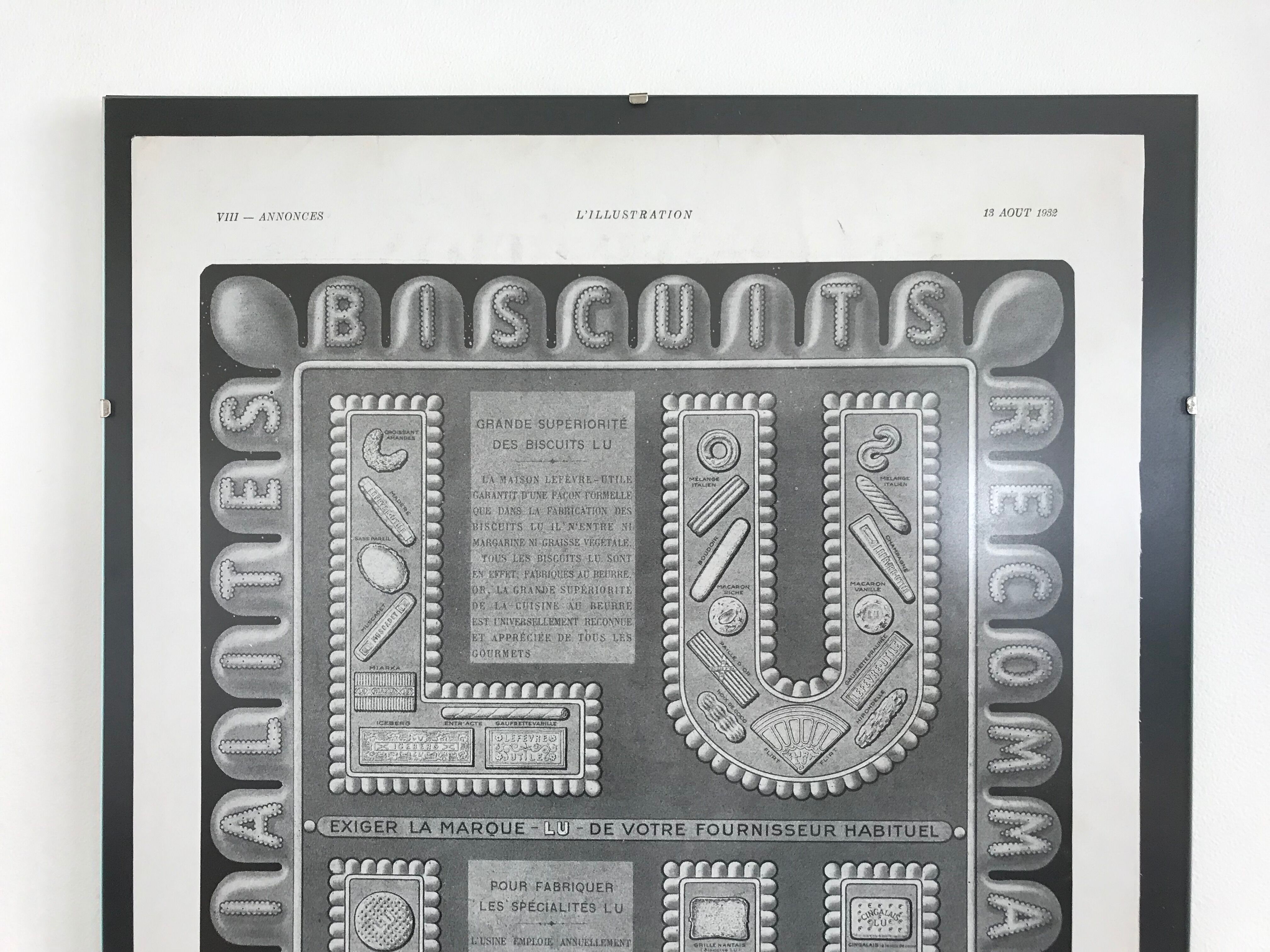 Advertising poster LU 1932