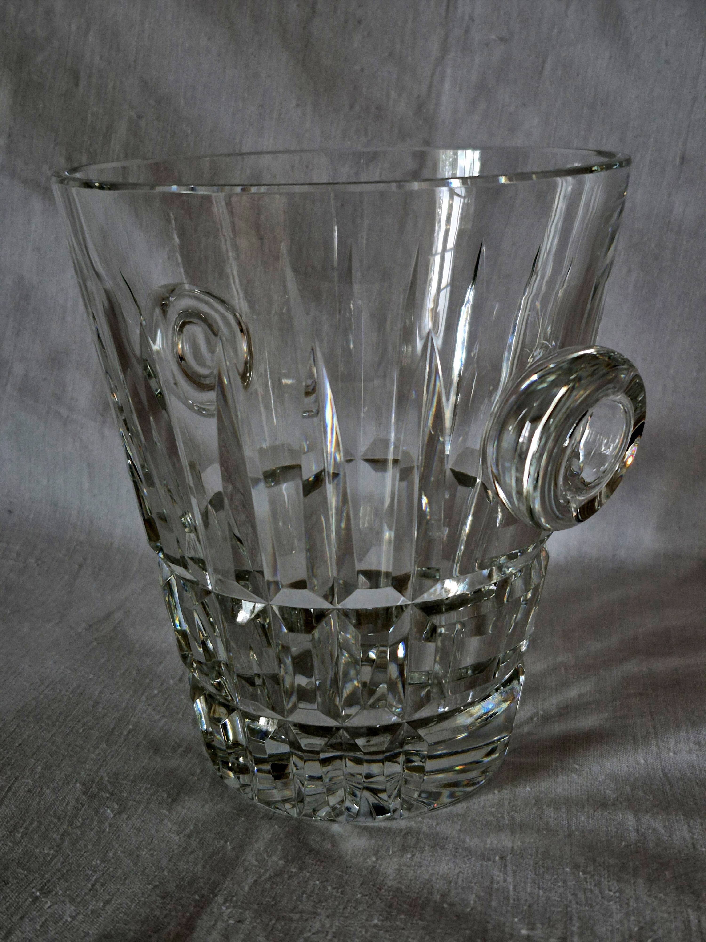 Saint Louis Manhattan A558 crystal ice bucket