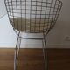 4 chaises Bertoia chromées avec galette
