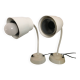 Pair of Jeulin bedside desk lamps
