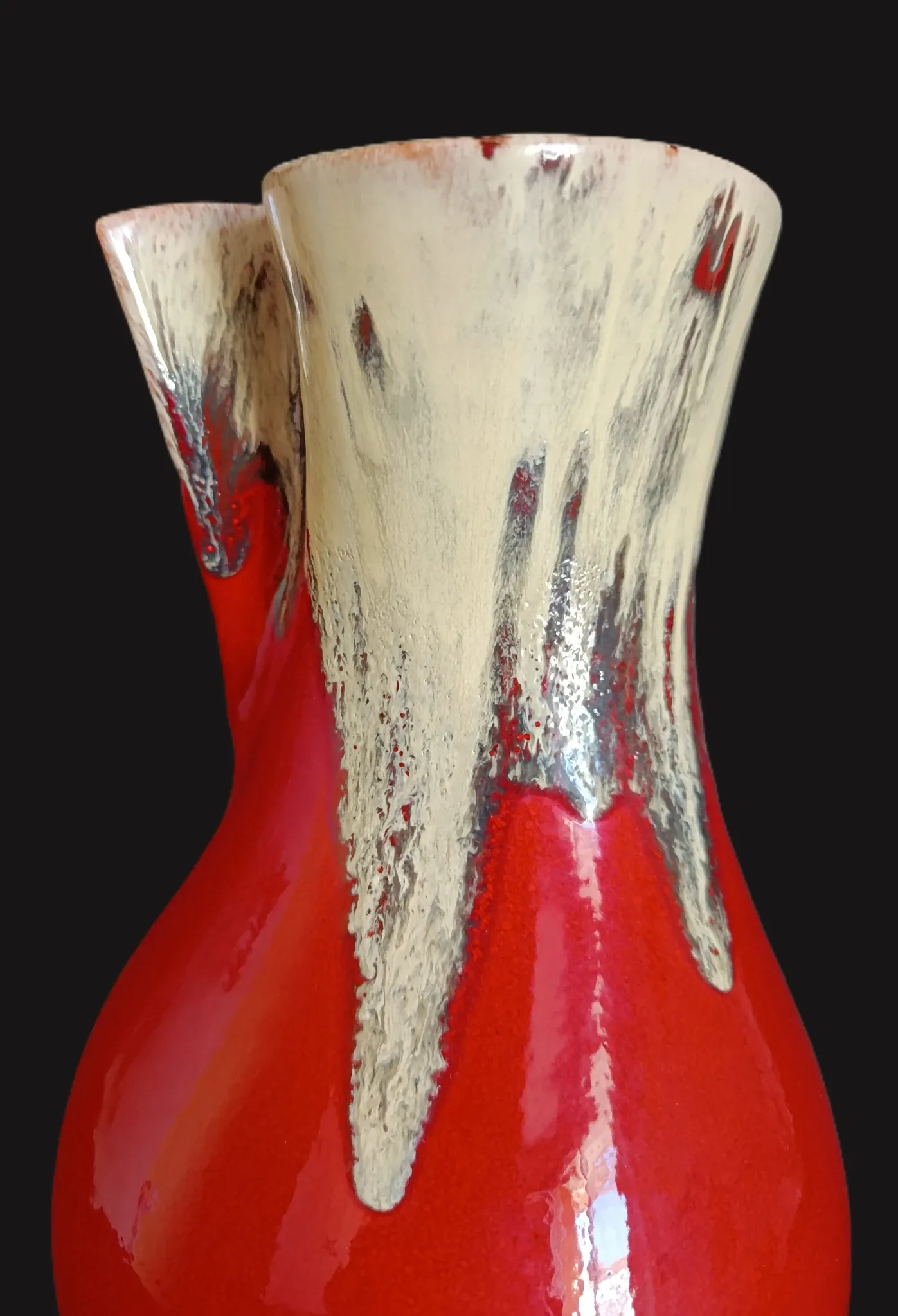 Art Deco ceramic vase by Manuel Garcia Arroyo