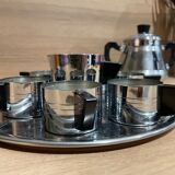 Service à café vintage inox
