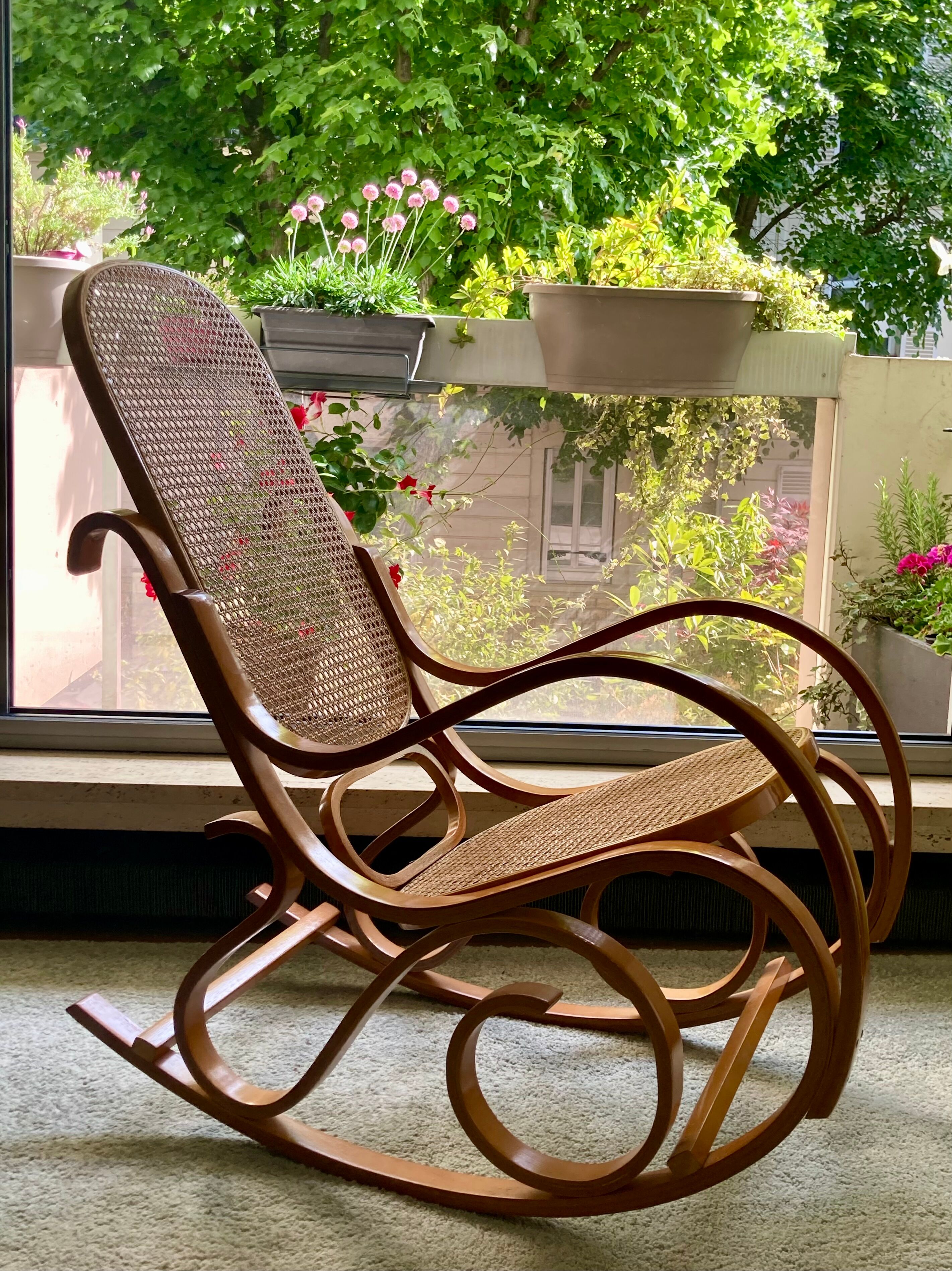 Rattan rocking chair
