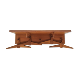 Teak coatrack by Aksel Kjersgaard for Vildbjerg mobelfabrik, Denmark 1960's