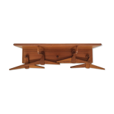 Teak coatrack by Aksel Kjersgaard for Vildbjerg mobelfabrik, Denmark 1960's