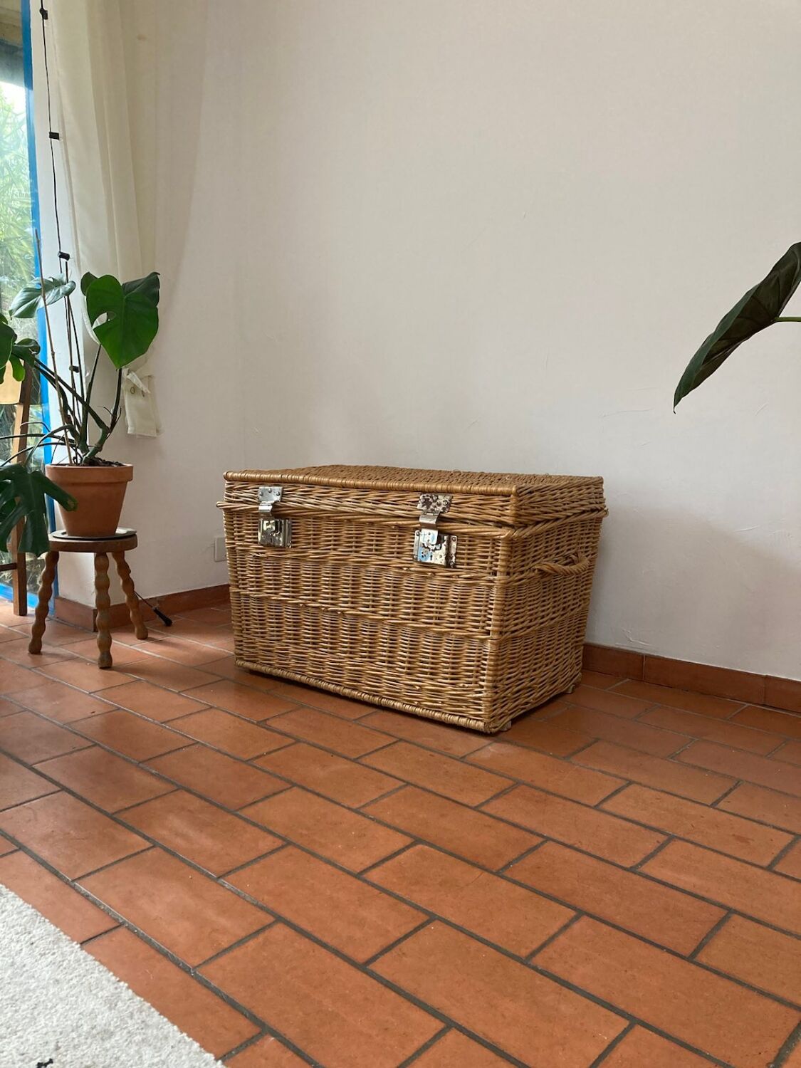Large wicker/rattan trunk
