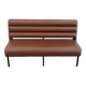 Faux leather bench seat, circa 1970