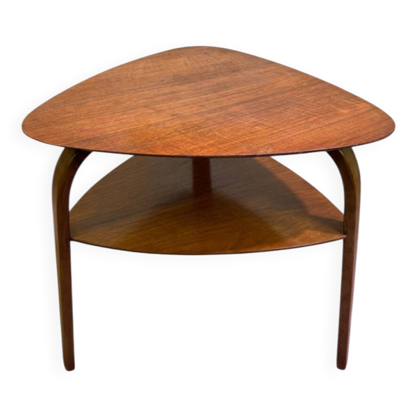 Guéridon tripode Bow Wood par Steiner