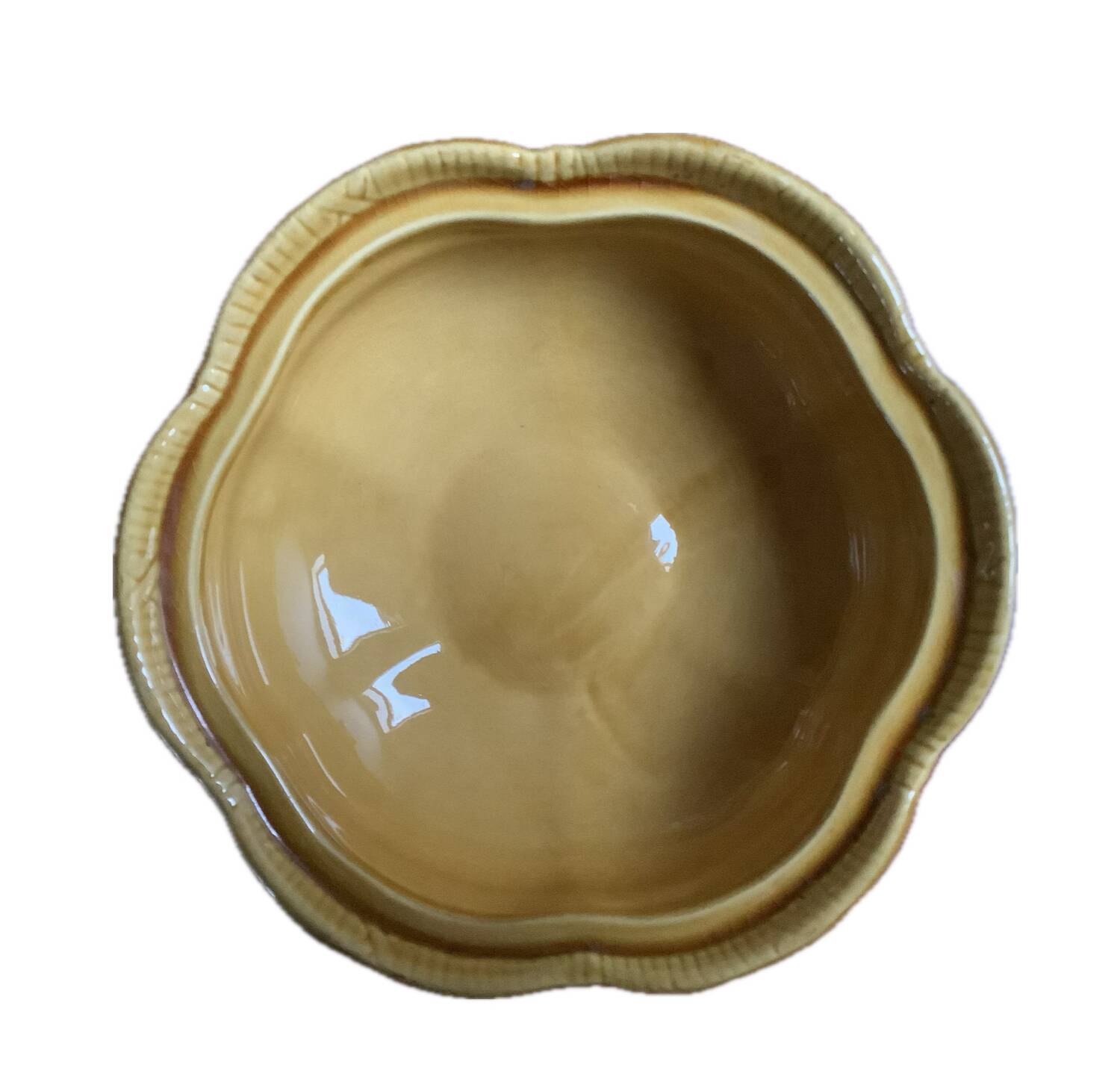 Slush cup or compote bowl with fruit decor