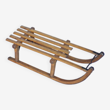 Luge ancienne en bois l=81cm