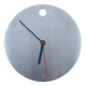 Cristel Panoply model clock, brushed stainless steel