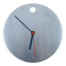 Cristel Panoply model clock, brushed stainless steel