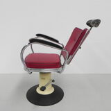 Vintage barber chair, barber chair Nubert