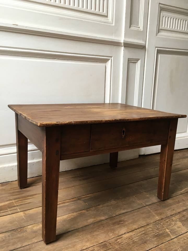 Side table, low wood