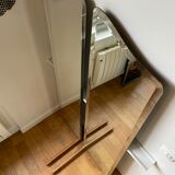 Pair of bevelled mirrors 44.5x168 cm