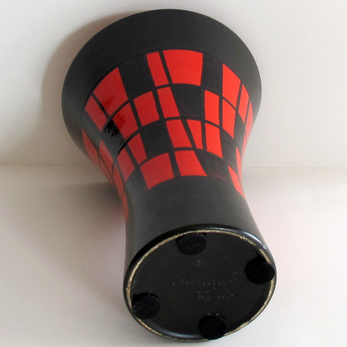Vase diabolo Elchinger France années 60