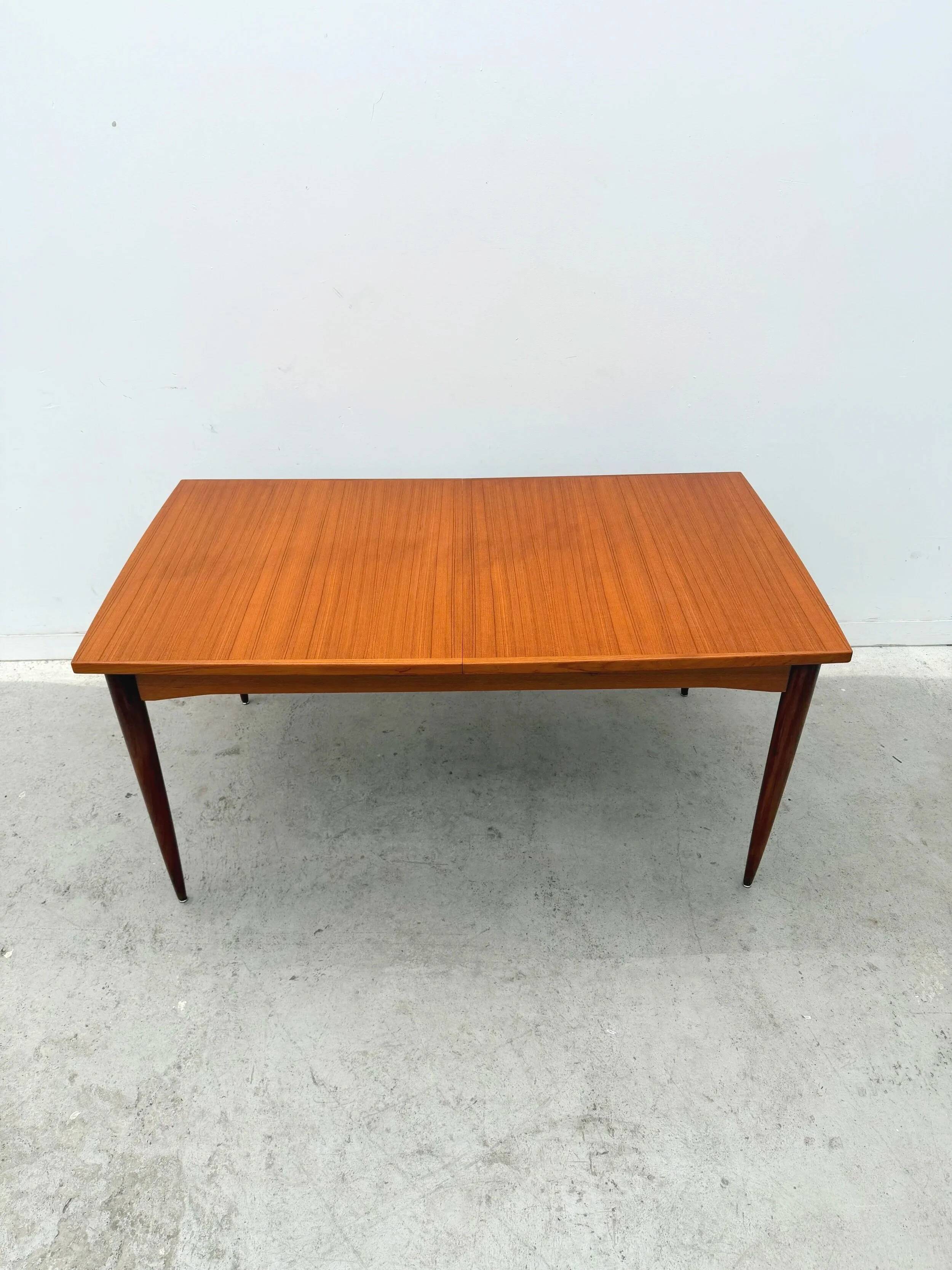 Scandinavian teak dining table, 1960