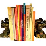 Serre-livres en bronze Max Le Verrier 1925