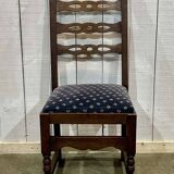 Set of 6 19th century English oak chairs