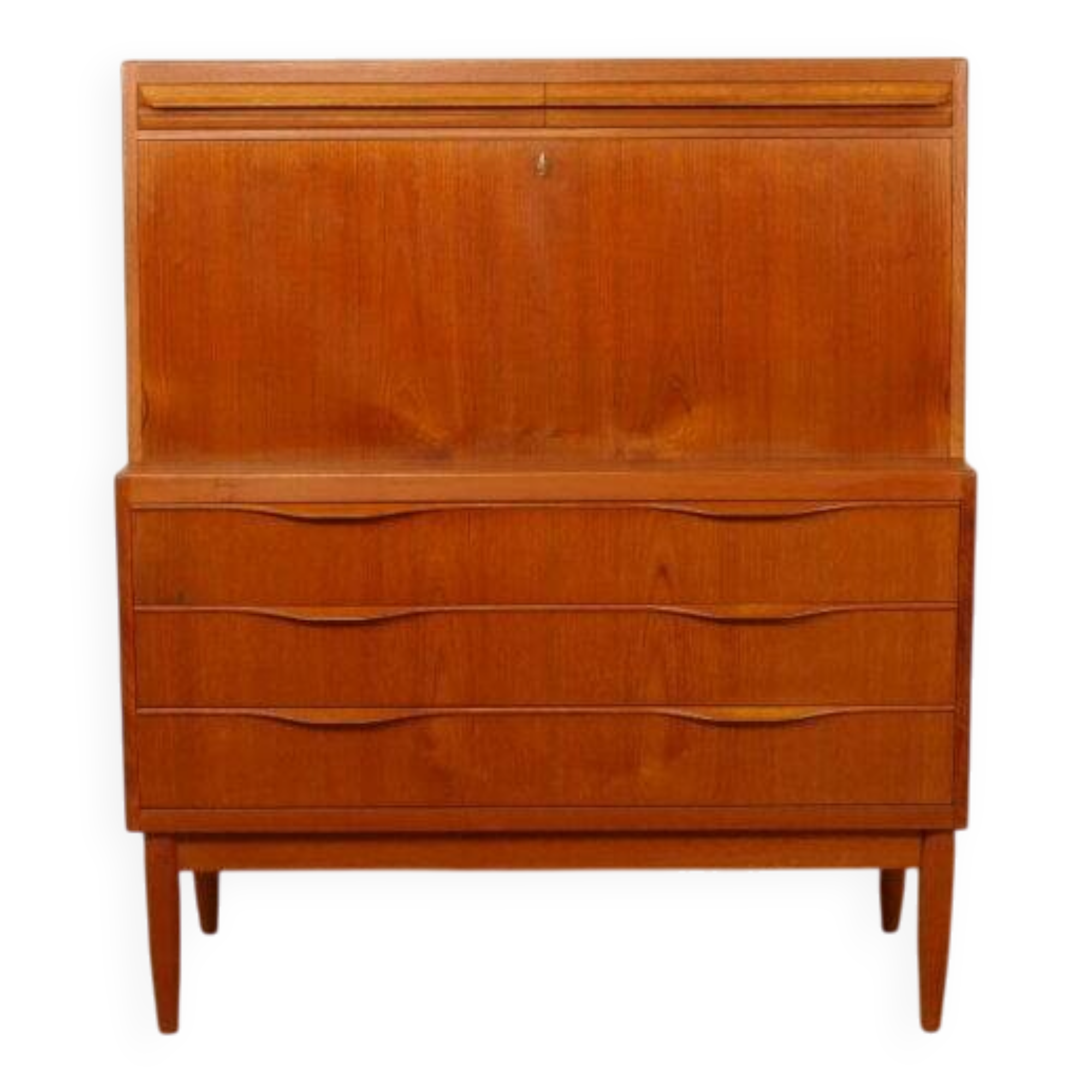 Vintage writing desk | Erling Torvits | Teak | 104 cm