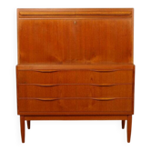 Vintage writing desk | Erling Torvits | Teak | 104 cm