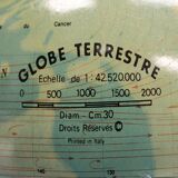 Luminous Tecnodidattica globe, 80's.