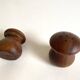 Salt and pepper shakers, wood