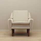 Cream armchair, Danish design, 1970s, production: Denmark